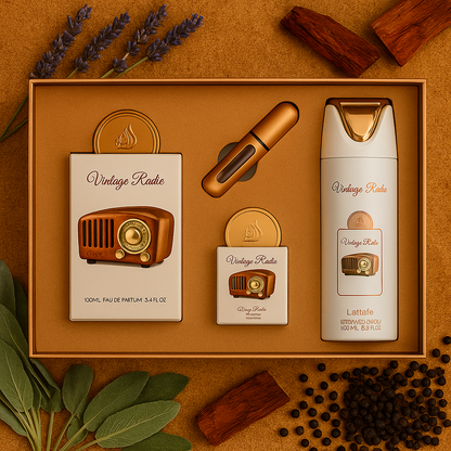 COFFRET VINTAGE RADIO