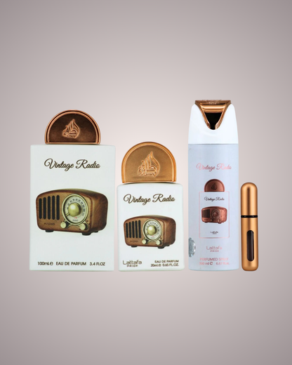 COFFRET VINTAGE RADIO